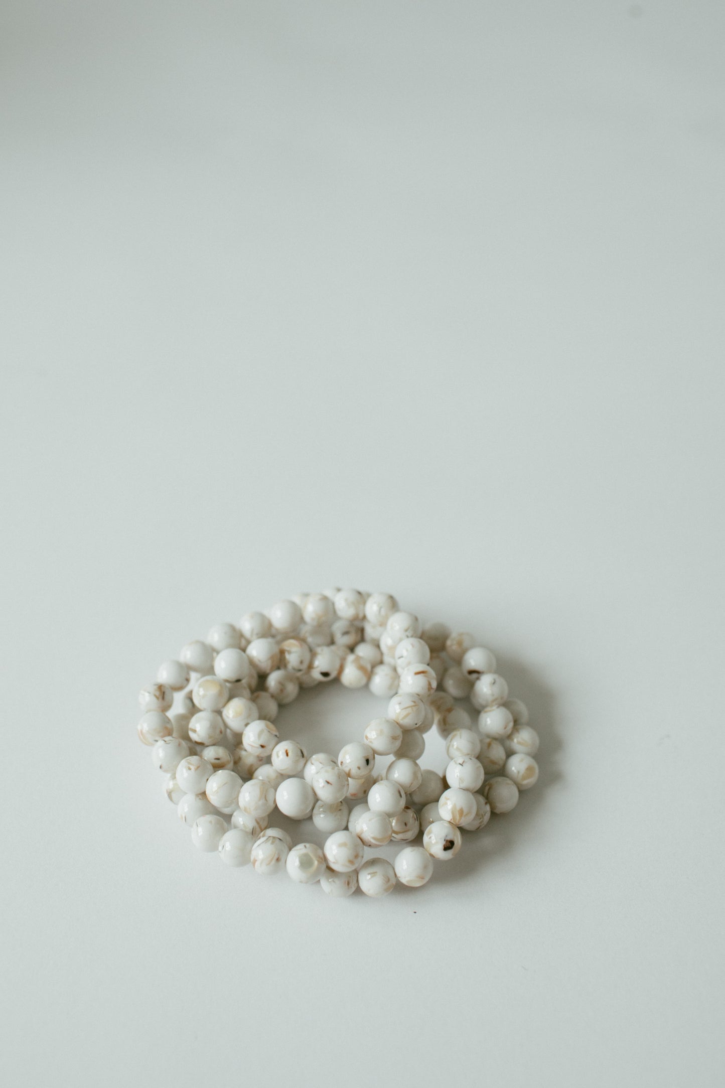 White Shell Beaded Bracelet