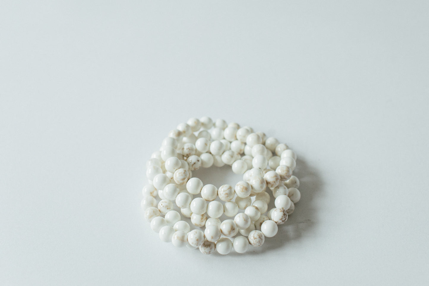 White Turquoise Beaded Bracelet