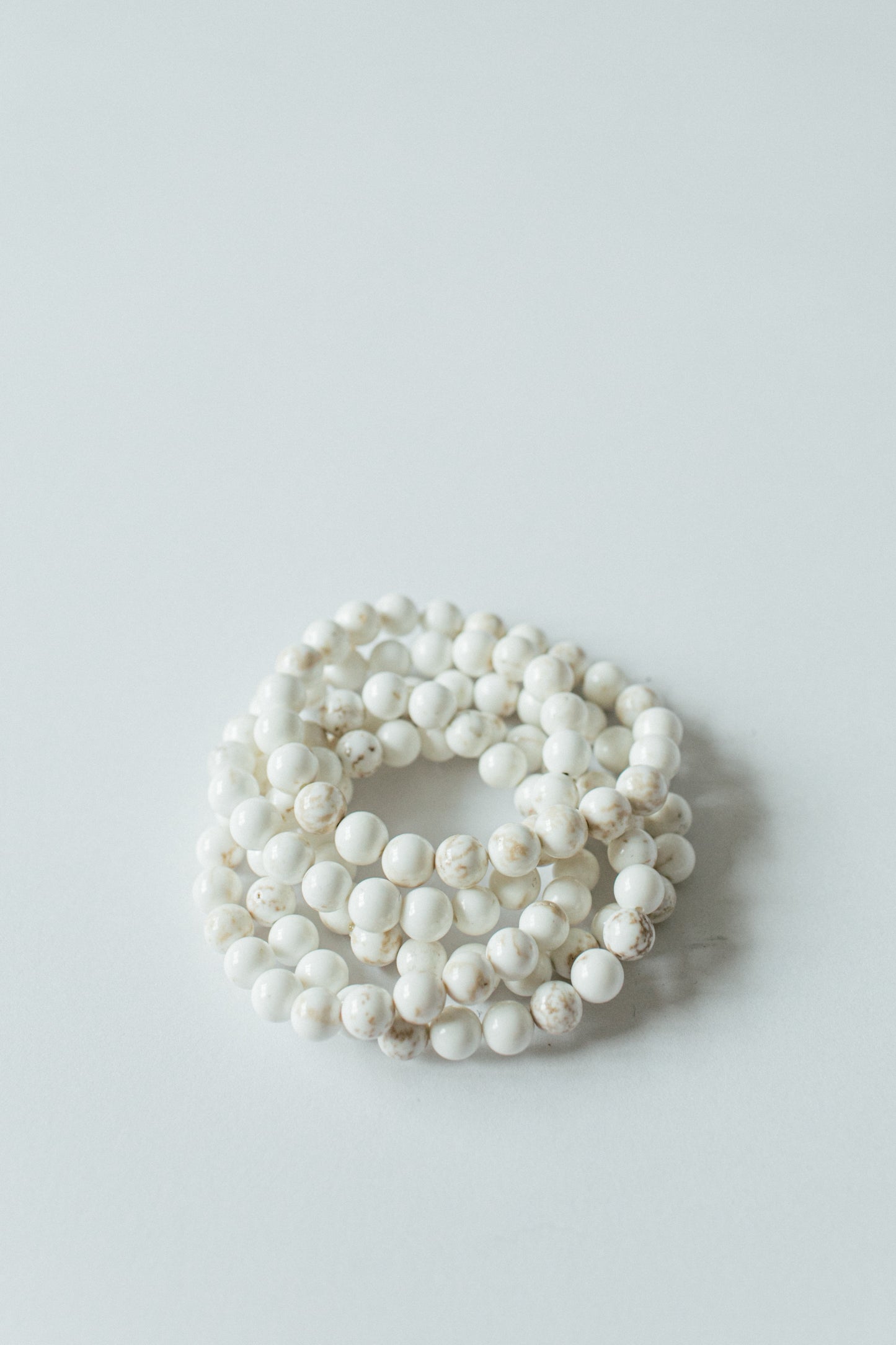 White Turquoise Beaded Bracelet